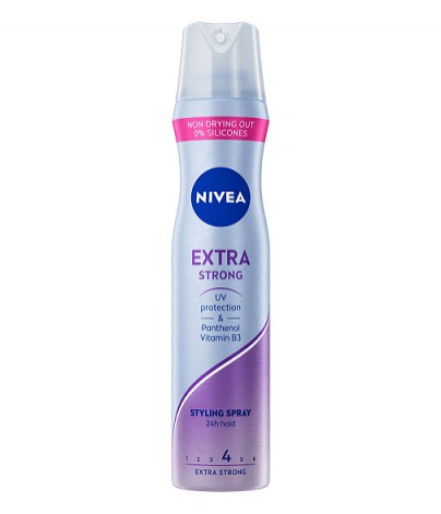 Nivea Hair lak na vlasy Extra Strong 250 | Kosmetické a dentální výrobky - Vlasové kosmetika - Laky, gely a pěnová tužidla na vlasy
